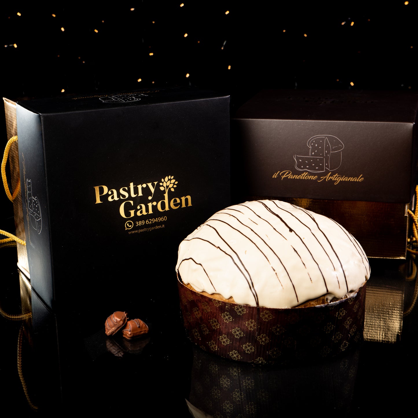 Panettone Bueno farcito con crema al gusto Bueno da 1.2kg