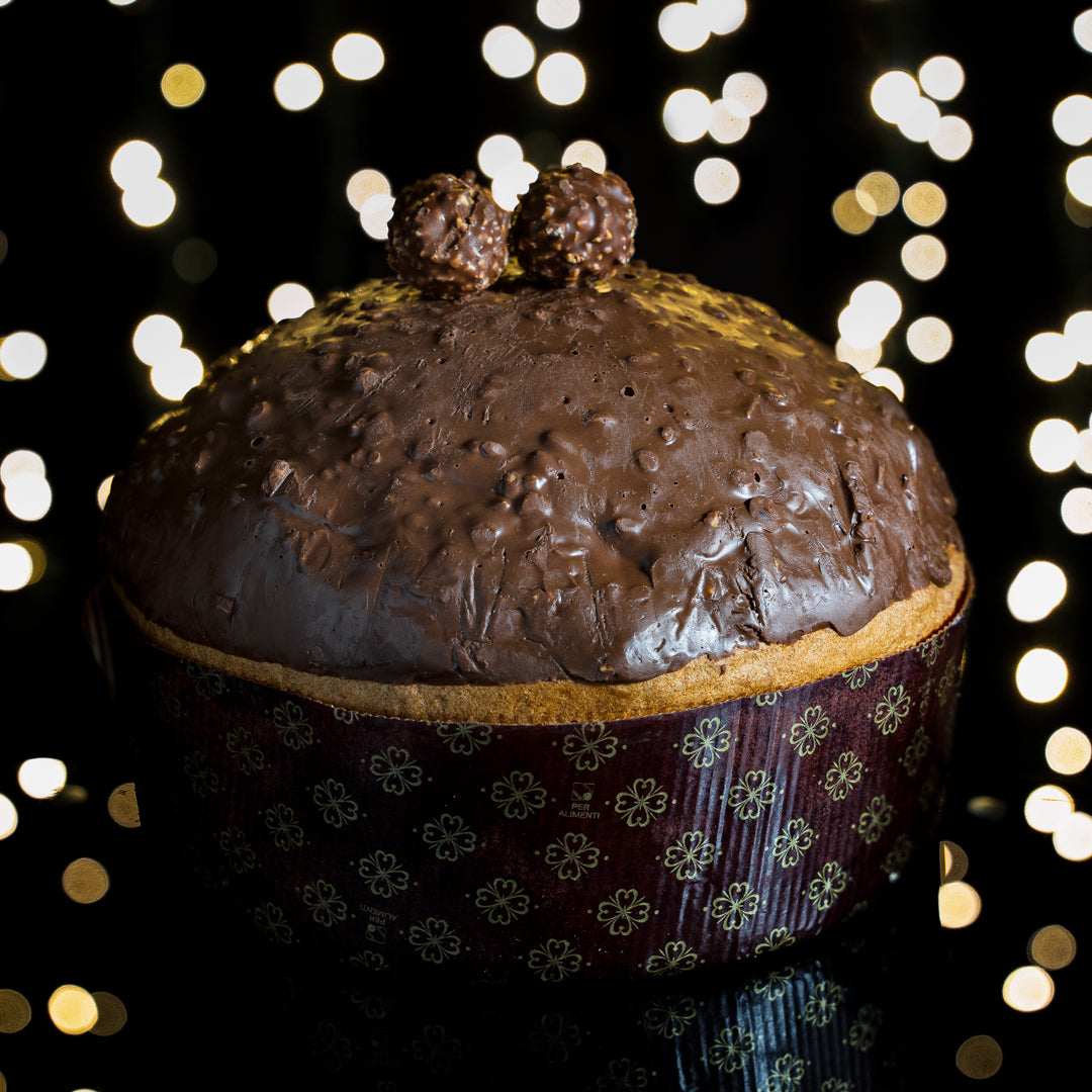 Panettone Rocher farcito con crema gusto Rocher da 1.2kg