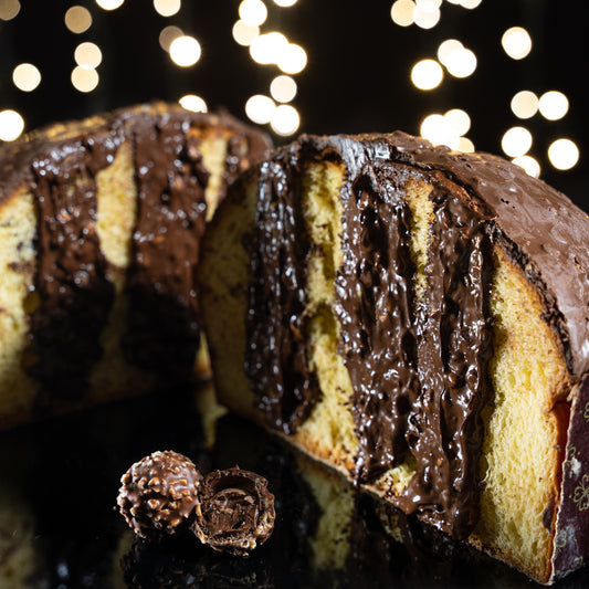 Panettone Rocher farcito con crema gusto Rocher da 1.2kg