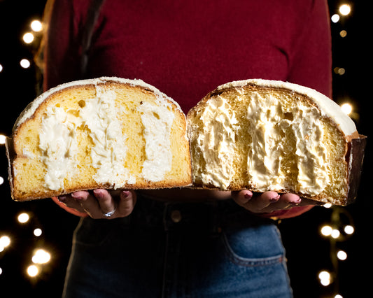 Panettone Raffaello farcito con crema al Cocco da 1.2kg